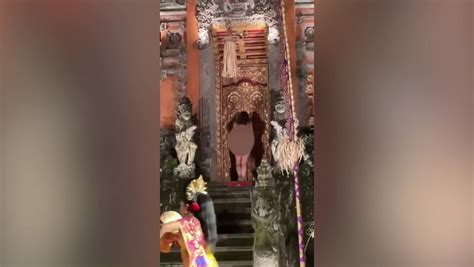 german woman naked in bali|German tourist strips naked at Bali temple performance